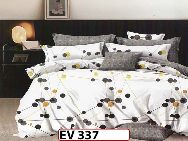 Lenjerie din bumbac Satinat 6 piese Casa New Concept - EV337 — reducere 41% de la 219 lei la 129 lei
