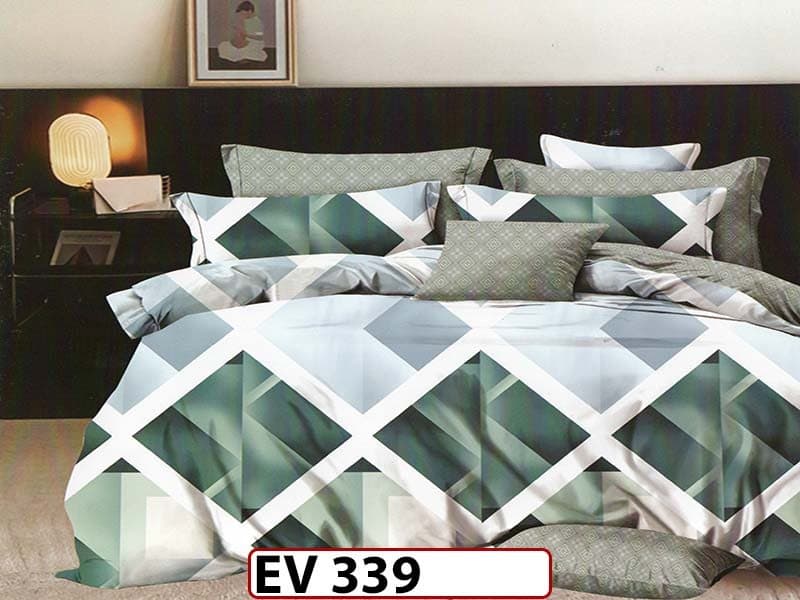 Lenjerie din bumbac Satinat 6 piese Casa New Concept - EV339 — reducere 41% de la 219 lei la 129 lei