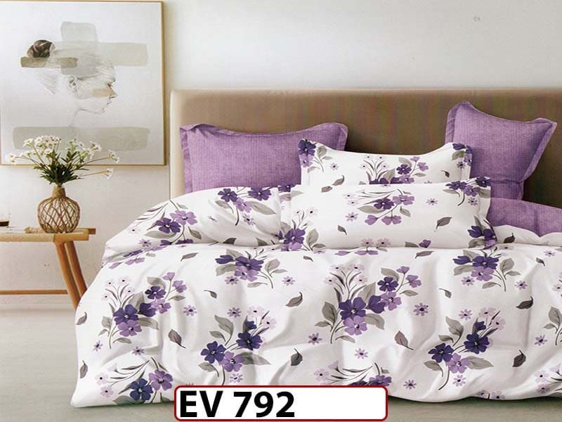 Lenjerie din bumbac Satinat 6 piese Casa New Concept - EV792 — reducere 41% de la 219 lei la 129 lei