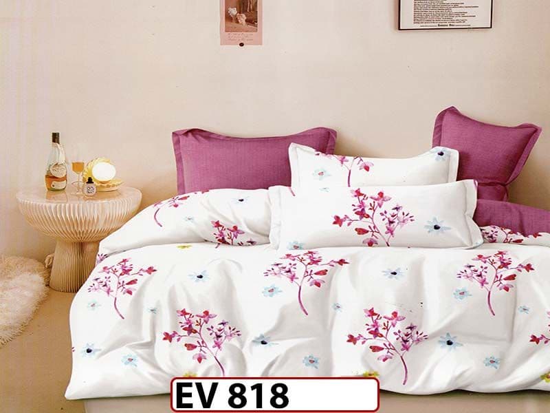 Lenjerie din bumbac Satinat 6 piese Casa New Concept - EV818 — reducere 41% de la 219 lei la 129 lei