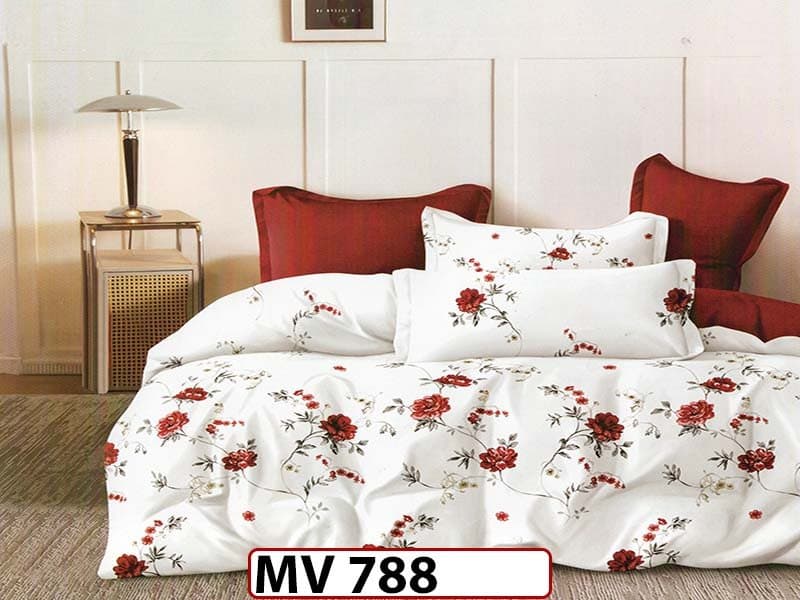 Lenjerie din bumbac Satinat 4 piese Casa New Concept - MV788 — reducere 37% de la 189 lei la 119 lei