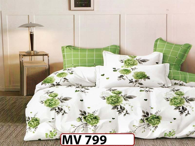 Lenjerie din bumbac Satinat 4 piese Casa New Concept - MV799 — reducere 37% de la 189 lei la 119 lei