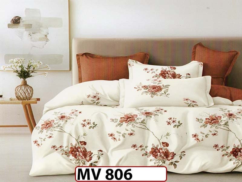Lenjerie din bumbac Satinat 4 piese Casa New Concept - MV806 — reducere 37% de la 189 lei la 119 lei