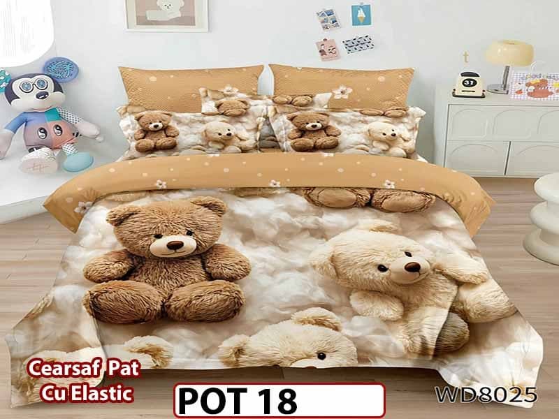 Lenjerie din Finet 5D cu Elastic 4 Piese - POT18 — reducere 35% de la 199 lei la 129 lei