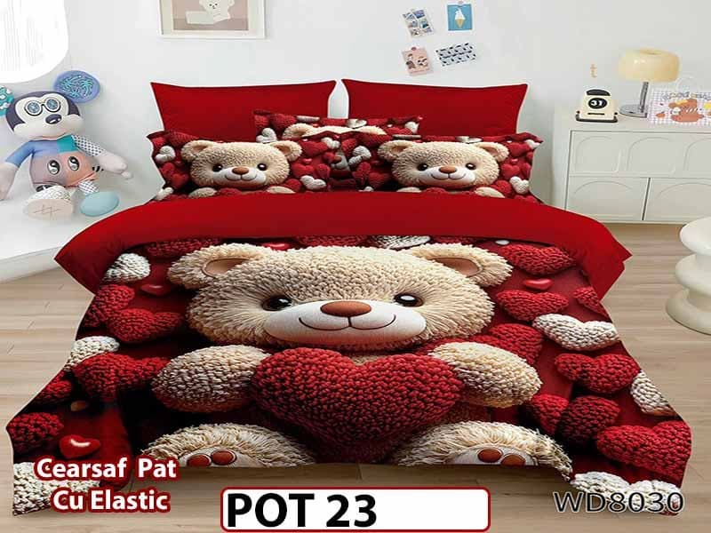 Lenjerie din Finet 5D cu Elastic 4 Piese - POT23 — reducere 35% de la 199 lei la 129 lei