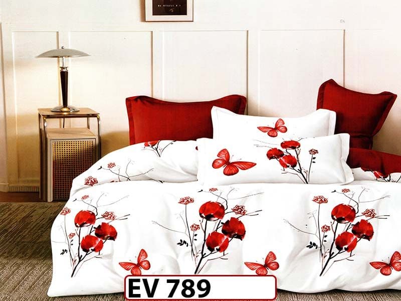 Lenjerie din bumbac Satinat 6 piese Casa New Concept - EV789 — reducere 41% de la 219 lei la 129 lei