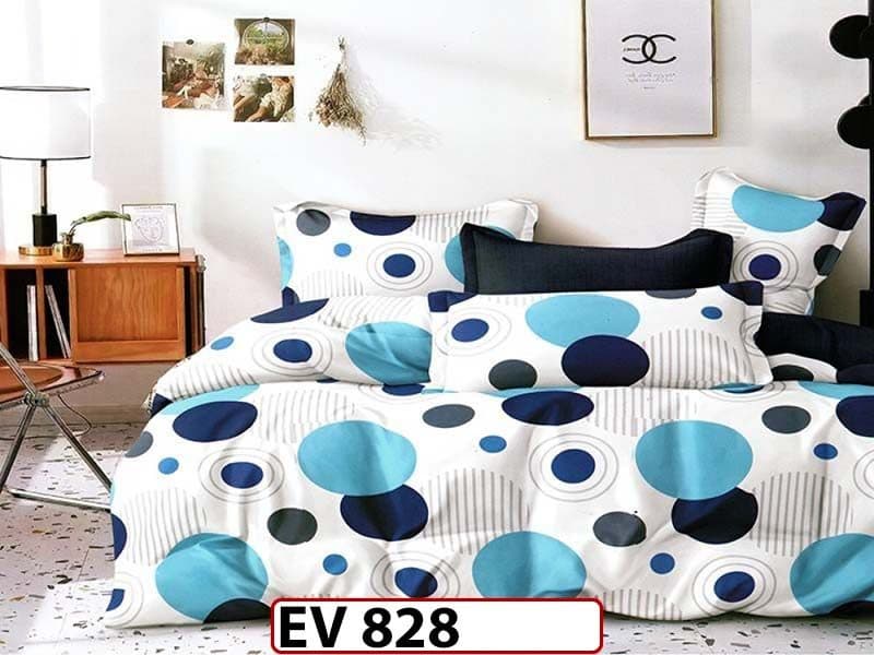 Lenjerie din bumbac Satinat 6 piese Casa New Concept - EV828 — reducere 41% de la 219 lei la 129 lei