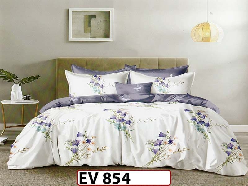 Lenjerie din bumbac Satinat 6 piese Casa New Concept - EV854 — reducere 41% de la 219 lei la 129 lei