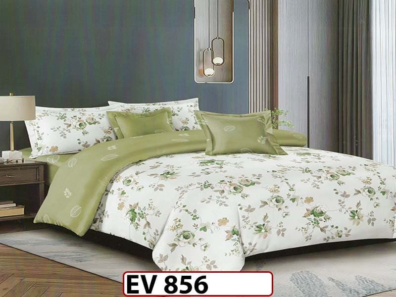 Lenjerie din bumbac Satinat 6 piese Casa New Concept - EV856 — reducere 41% de la 219 lei la 129 lei