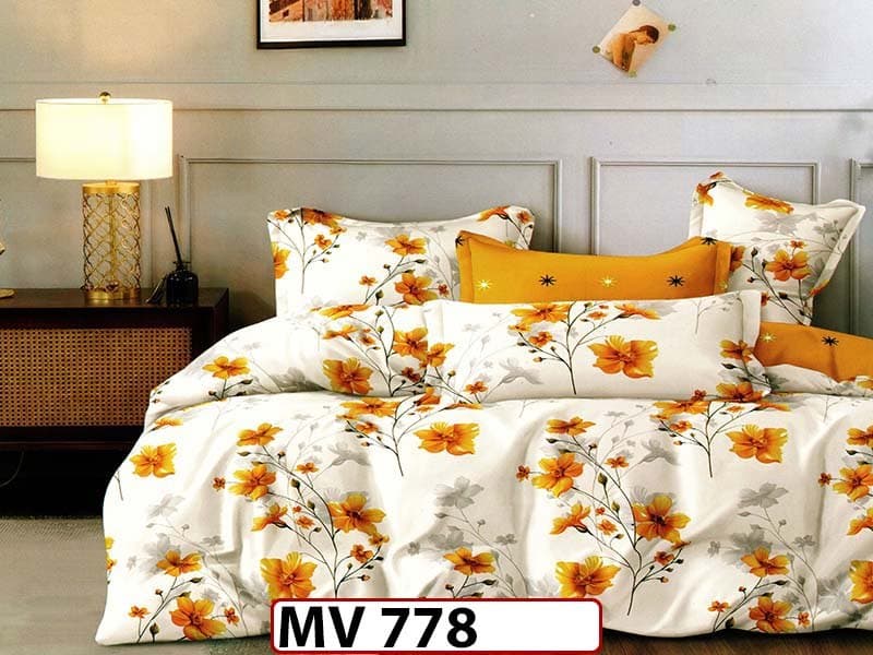 Lenjerie din bumbac Satinat 4 piese Casa New Concept - MV778 — reducere 37% de la 189 lei la 119 lei