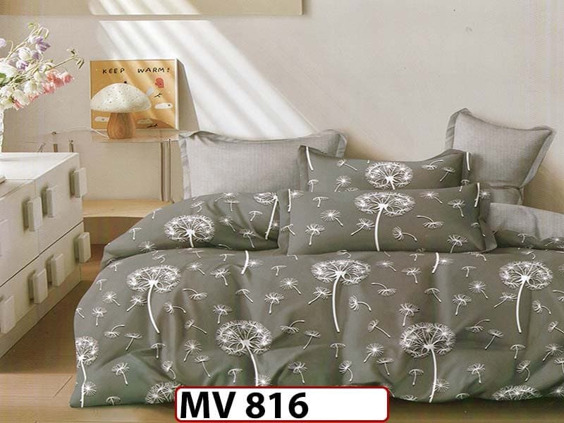 Lenjerie din bumbac Satinat 4 piese Casa New Concept - MV816 — reducere 37% de la 189 lei la 119 lei