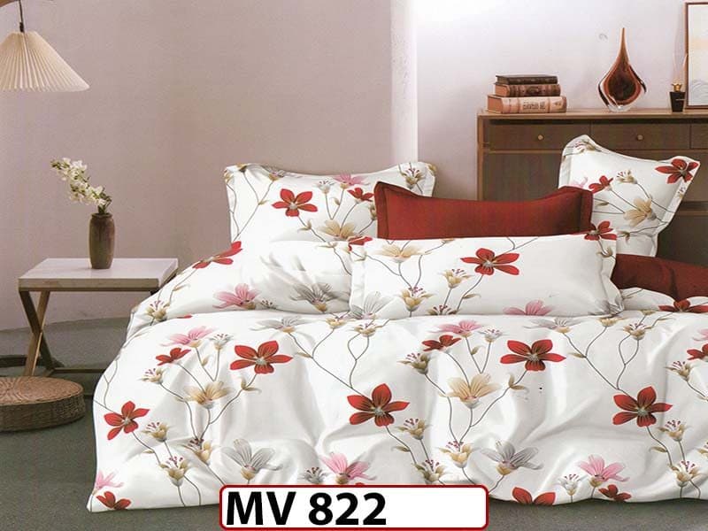 Lenjerie din bumbac Satinat 4 piese Casa New Concept - MV822 — reducere 37% de la 189 lei la 119 lei
