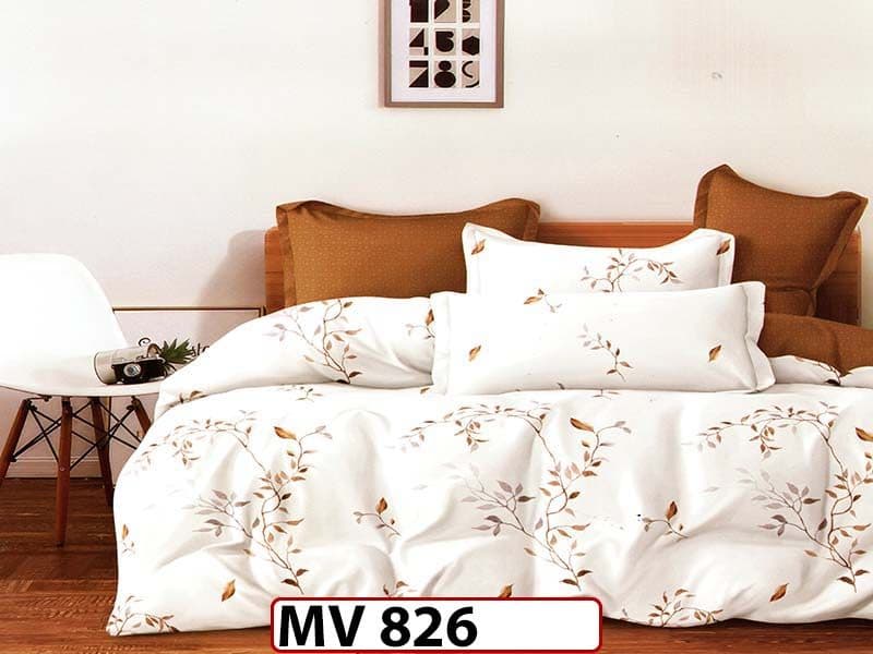 Lenjerie din bumbac Satinat 4 piese Casa New Concept - MV826 — reducere 37% de la 189 lei la 119 lei