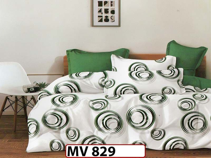 Lenjerie din bumbac Satinat 4 piese Casa New Concept - MV829 — reducere 37% de la 189 lei la 119 lei