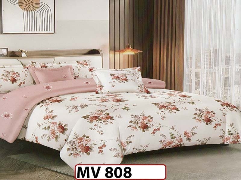 Lenjerie din bumbac Satinat 4 piese Casa New Concept - MV 808 — reducere 37% de la 189 lei la 119 lei