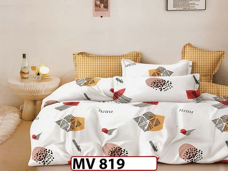Lenjerie din bumbac Satinat 4 piese Casa New Concept - MV 819 — reducere 37% de la 189 lei la 119 lei