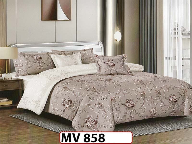 Lenjerie din bumbac Satinat 4 piese Casa New Concept - MV 858 — reducere 37% de la 189 lei la 119 lei