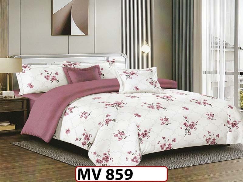 Lenjerie din bumbac Satinat 4 piese Casa New Concept - MV 859 — reducere 37% de la 189 lei la 119 lei