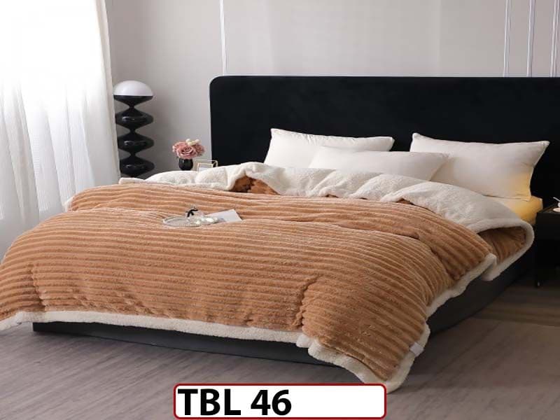 Patura Pufoasa Cocolino cu Blanita pentru pat dublu TBL46 — reducere 50% de la 199 lei la 99 lei