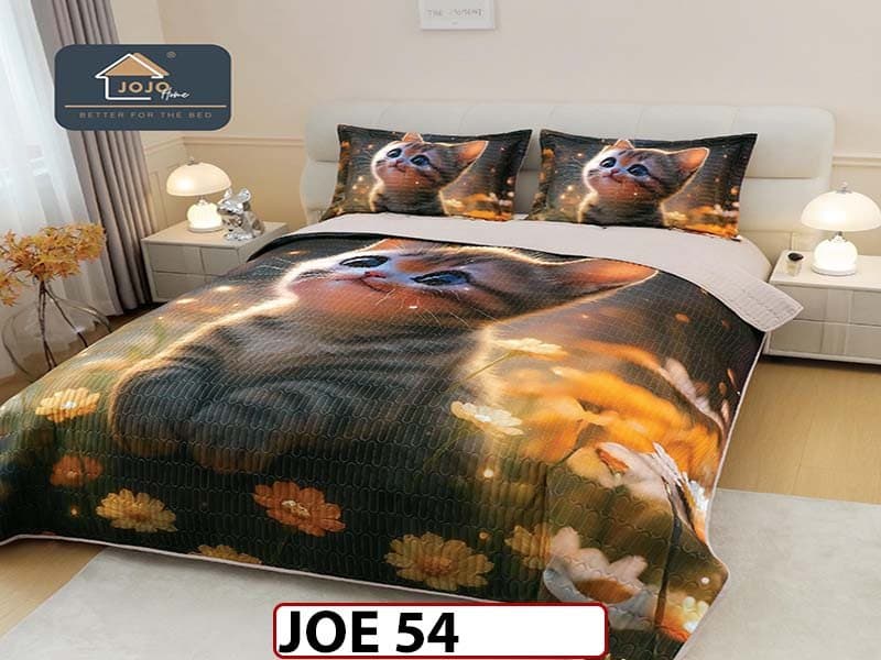 Cuvertura cu 3 piese IMPRIMATA DIGITAL - JOE 54 — reducere 33% de la 230 lei la 155 lei