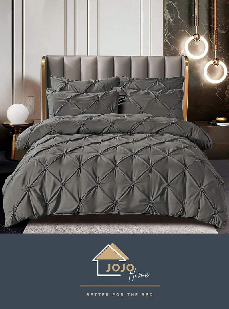Lenjerie din Finet 6 piese cu pliuri cu Cearceaf Elastic - JOL 13 — reducere 35% de la 229 lei la 149 lei