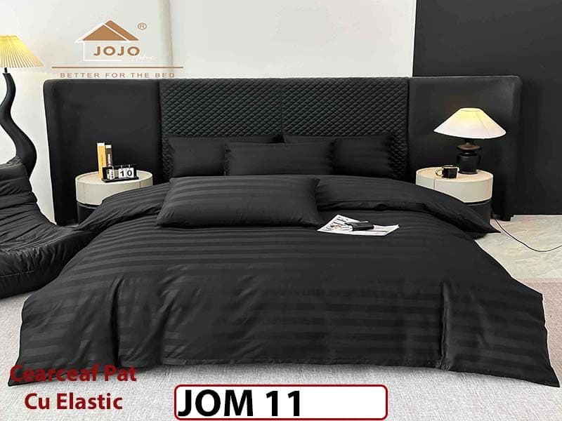 Lenjerie de pat Damasc 100% Bumbac 6 Piese - JOM 11 — reducere 29% de la 349 lei la 249 lei