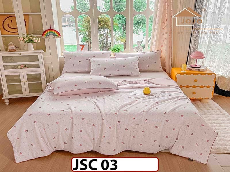 Pilota de Vara Premium cu Tehnologie Cooling Touch 200x230cm + 2 Fete de Perna 50x70 cm, Antialergica si Ultra-Usoara - JSC 03 — reducere 48% de la 419 lei la 219 lei