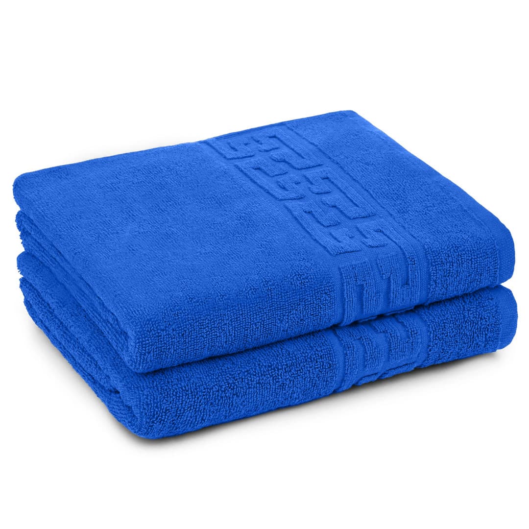Set 2 Prosoape 50x90 cm, Greek, Bumbac 100%, 550g/m², Albastru Inchis — reducere 51% de la 99 lei la 49 lei
