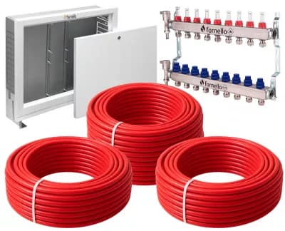 Pachet economic incalzire prin pardoseala, Fornello, 90 mp — reducere 10% de la 3,35 lei la 3,01 lei