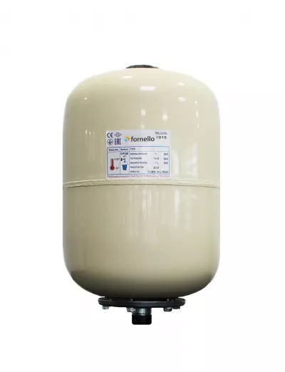 Vas expansiune solar Fornello 50 litri, vertical culoare ivory, presiune maxima 10 bar, membrana EPDM — reducere 10% de la 31.114 lei la 28.003 lei