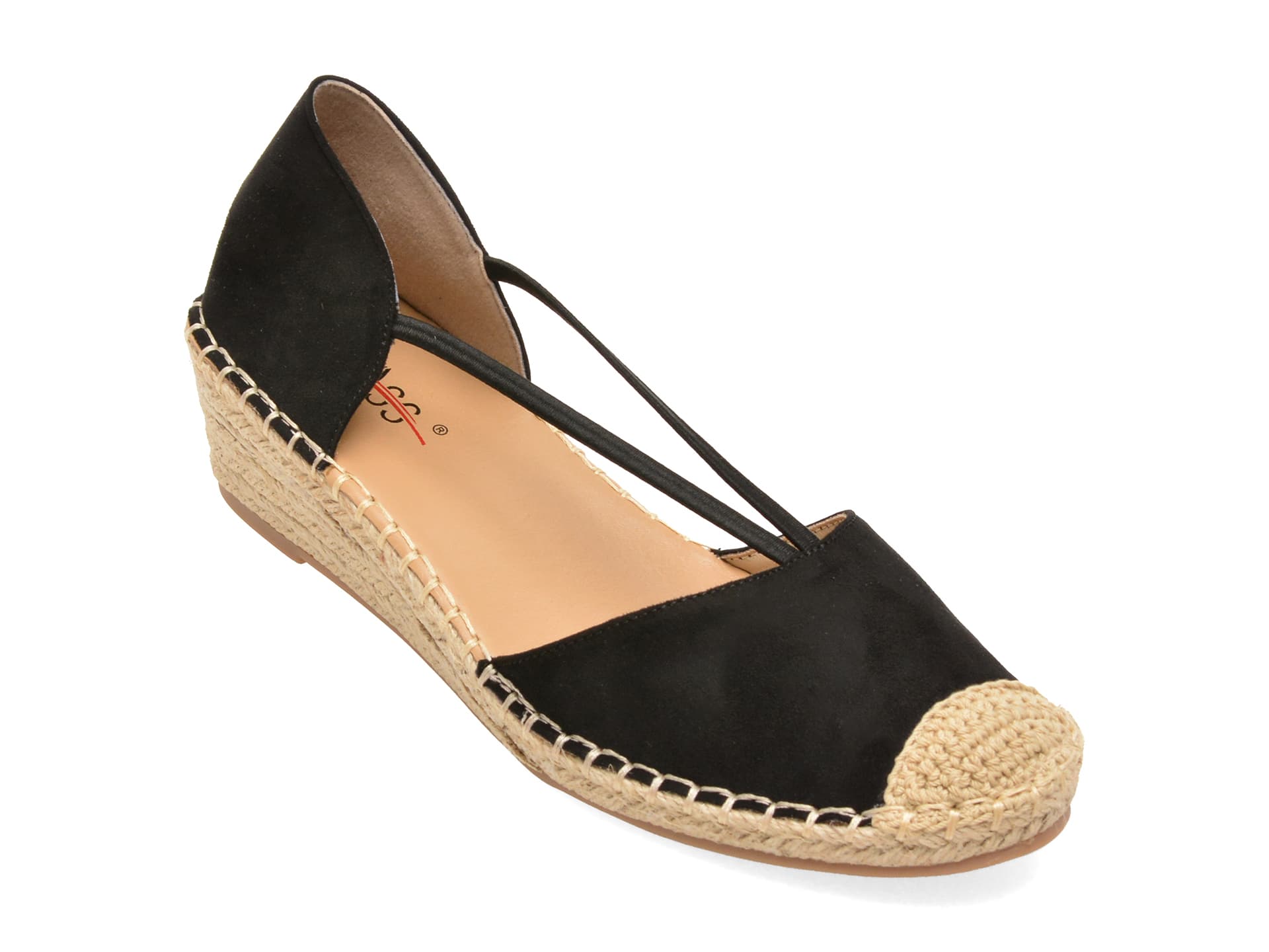 Pantofi PASS COLLECTION negri, 70427, din material textil — reducere 26% de la 199 lei la 147 lei