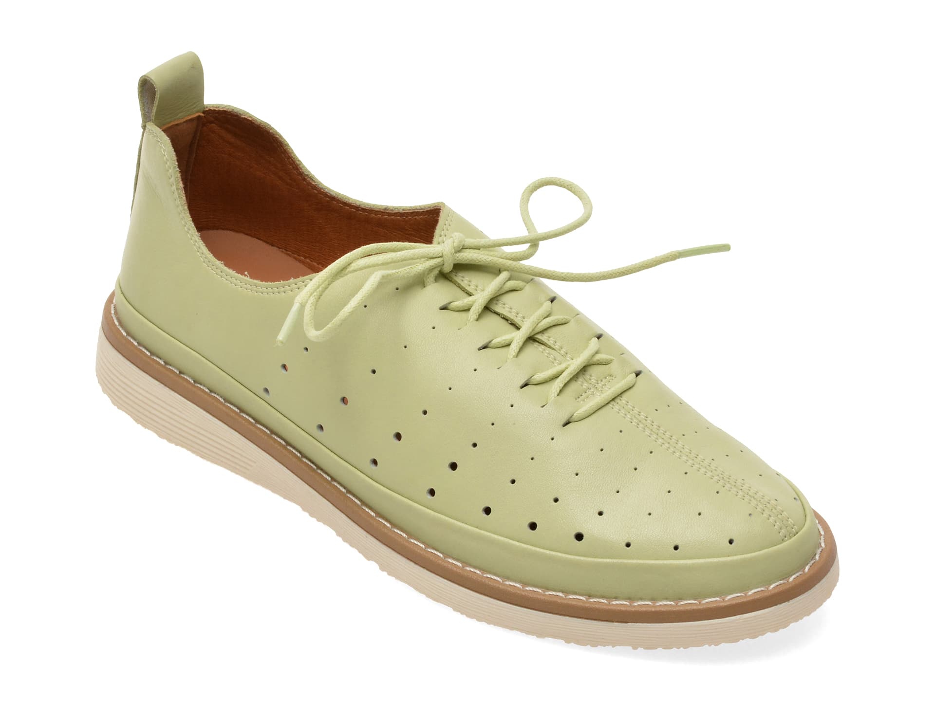 Pantofi PASS COLLECTION verzi, KL60017, din piele naturala — reducere 25% de la 199 lei la 149 lei