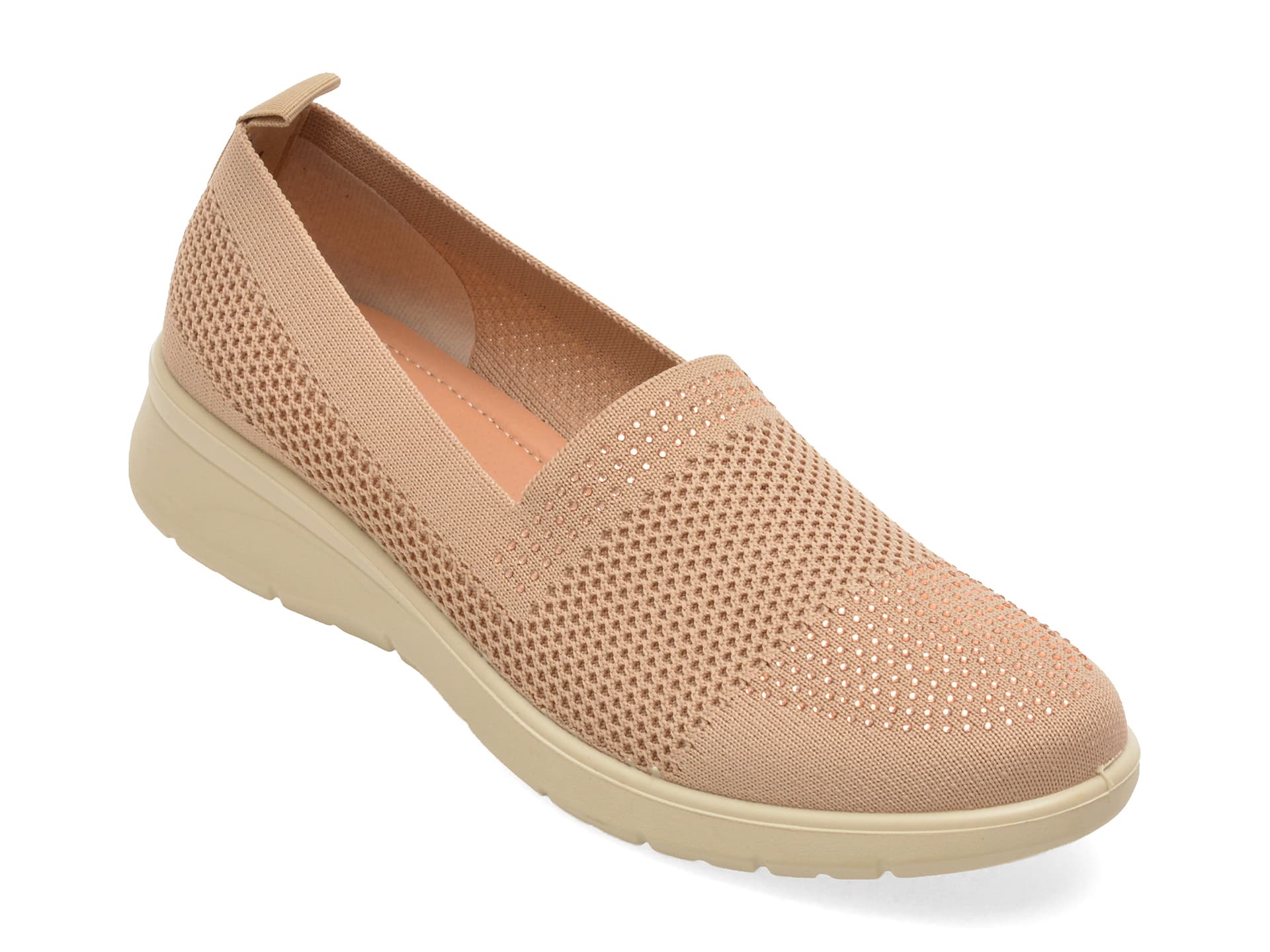 Pantofi sport PASS COLLECTION bej, J860024, din material textil — reducere 25% de la 179 lei la 134 lei
