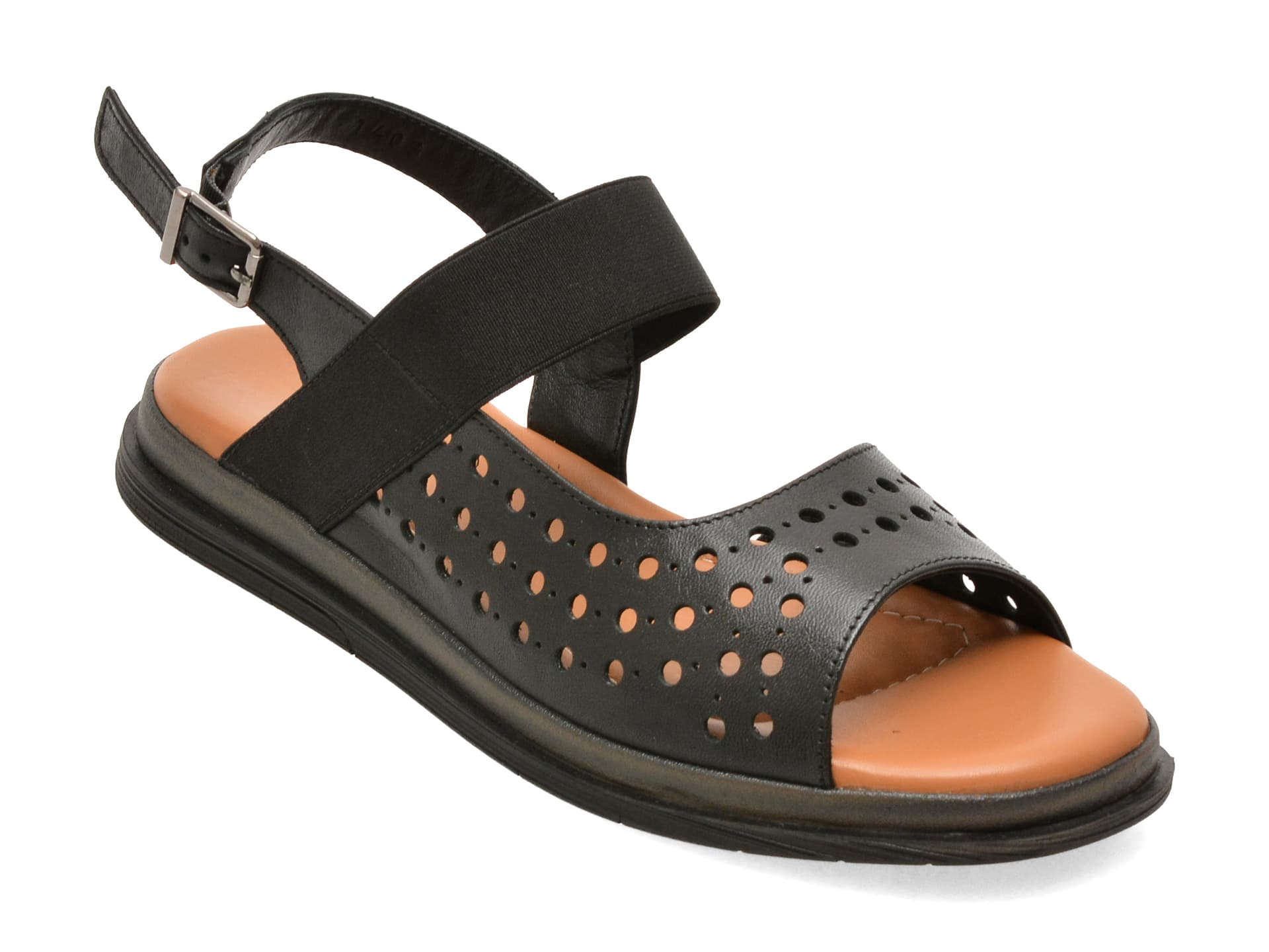 Sandale FLAVIA PASSINI negre, 1403, din piele naturala — reducere 19% de la 279 lei la 225 lei