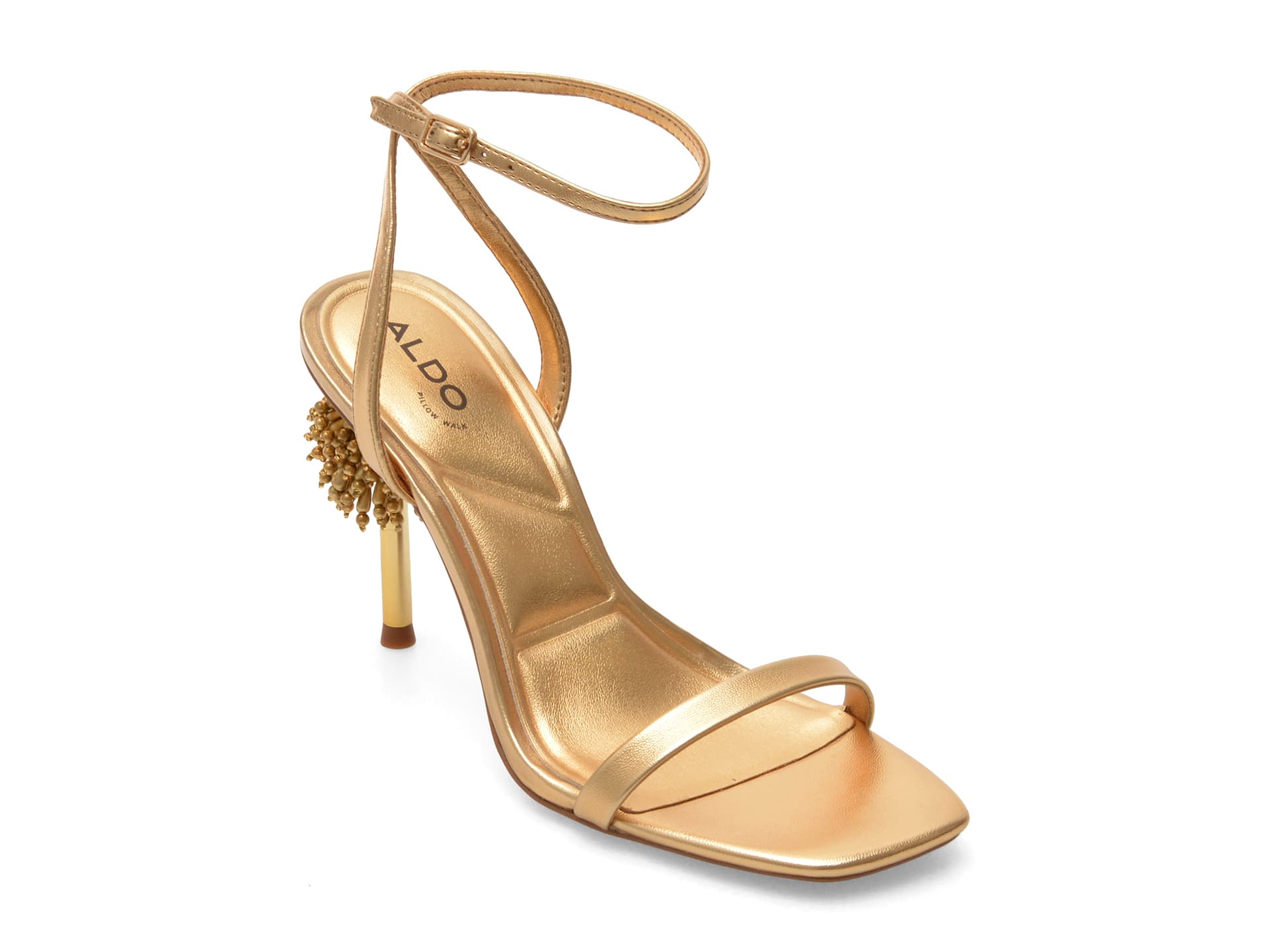 Sandale elegante ALDO aurii, 14377041, din piele ecologica — reducere 15% de la 599 lei la 509 lei