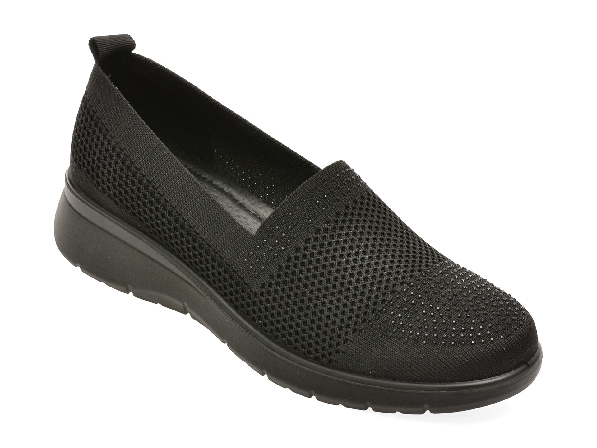 Pantofi sport PASS COLLECTION negri, J860024, din material textil — reducere 22% de la 179 lei la 139 lei