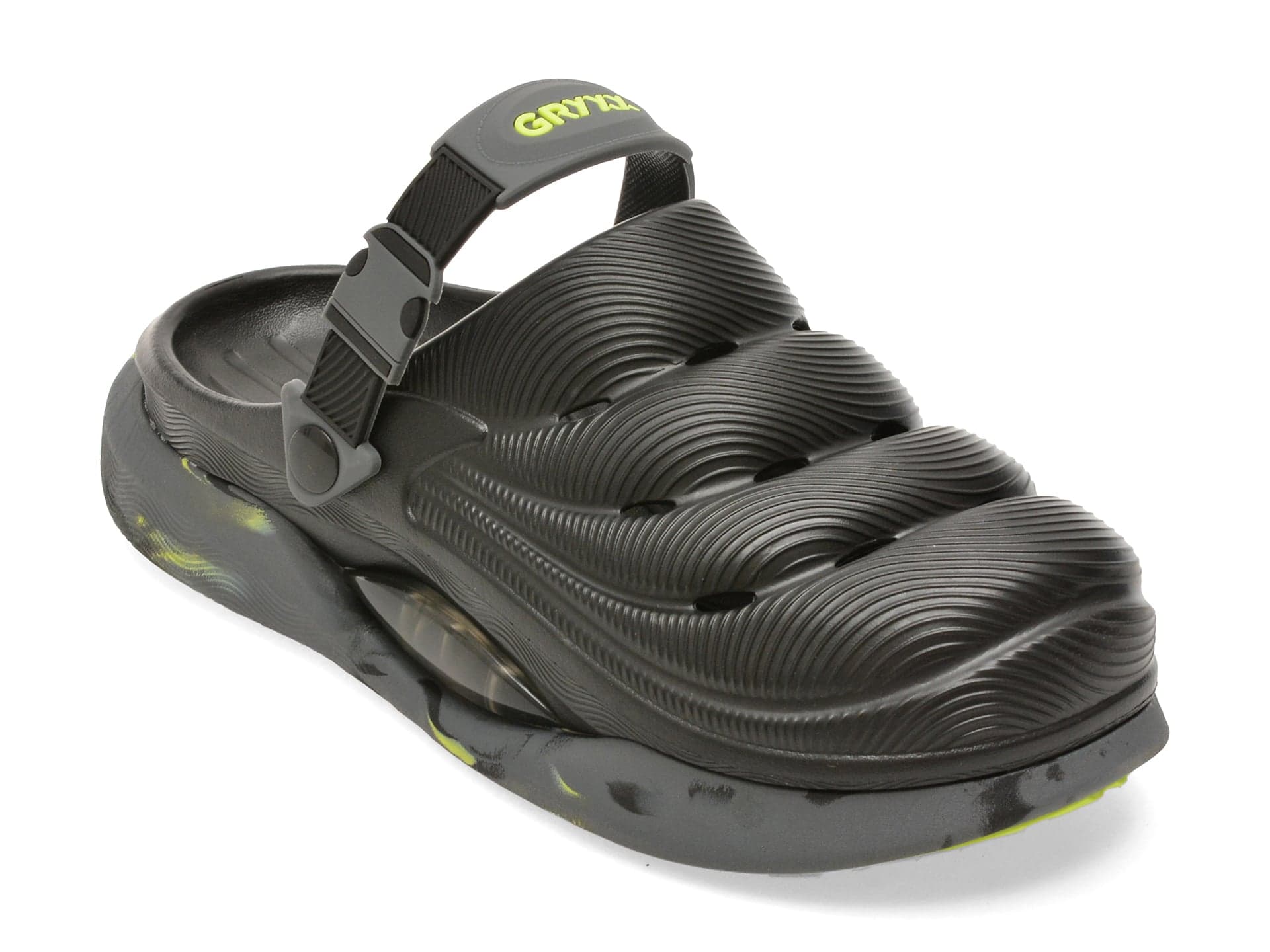 Papuci GRYXX negri, 2707M, din pvc — reducere 15% de la 199 lei la 169 lei