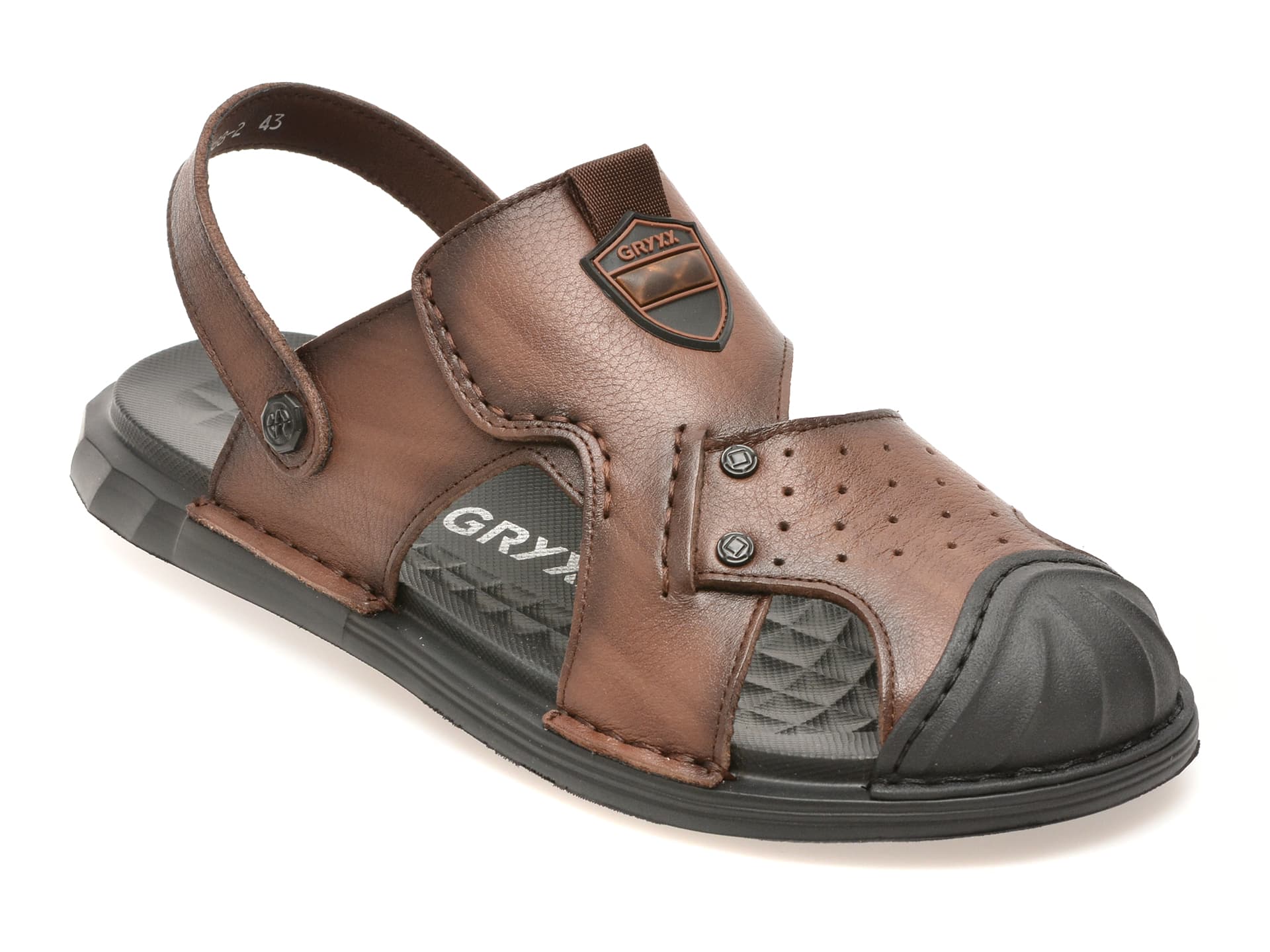 Sandale GRYXX maro, T6388, din piele naturala — reducere 15% de la 349 lei la 296 lei