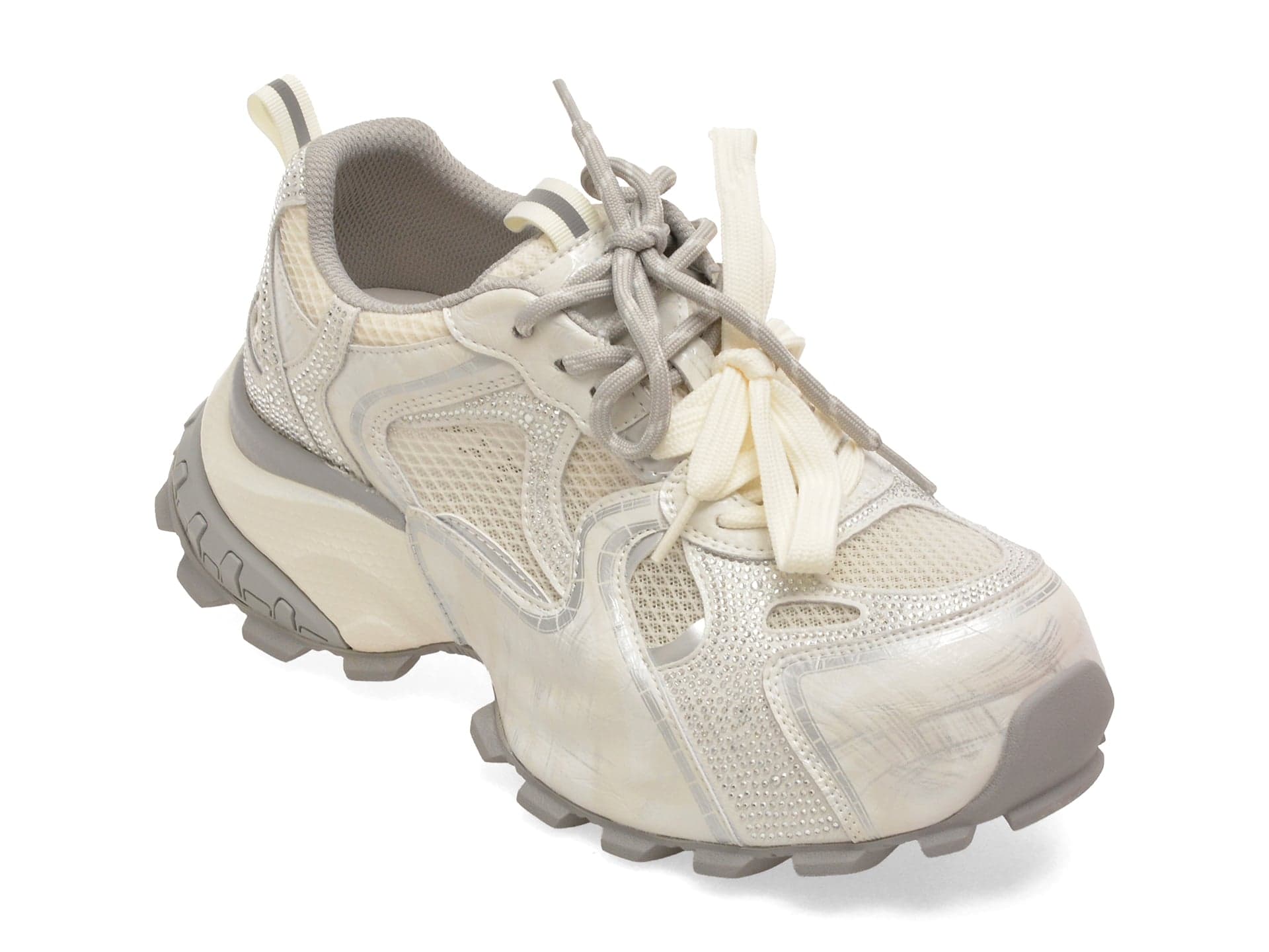 Pantofi sport GRYXX albi, 5G873, din material textil — reducere 15% de la 499 lei la 424 lei