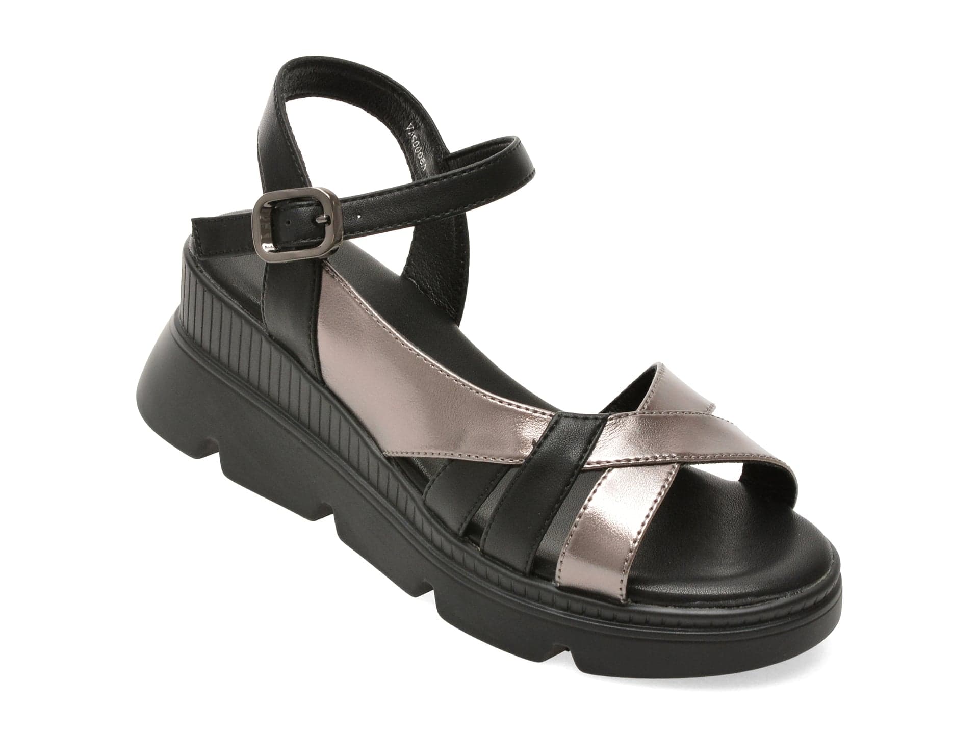 Sandale KARISMA negre, VA60008, din piele naturala — reducere 25% de la 199 lei la 149 lei