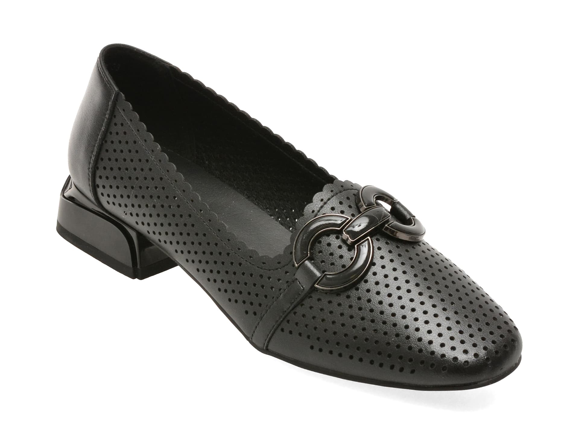 Pantofi KARISMA negri, VA60025, din piele naturala — reducere 20% de la 199 lei la 159 lei