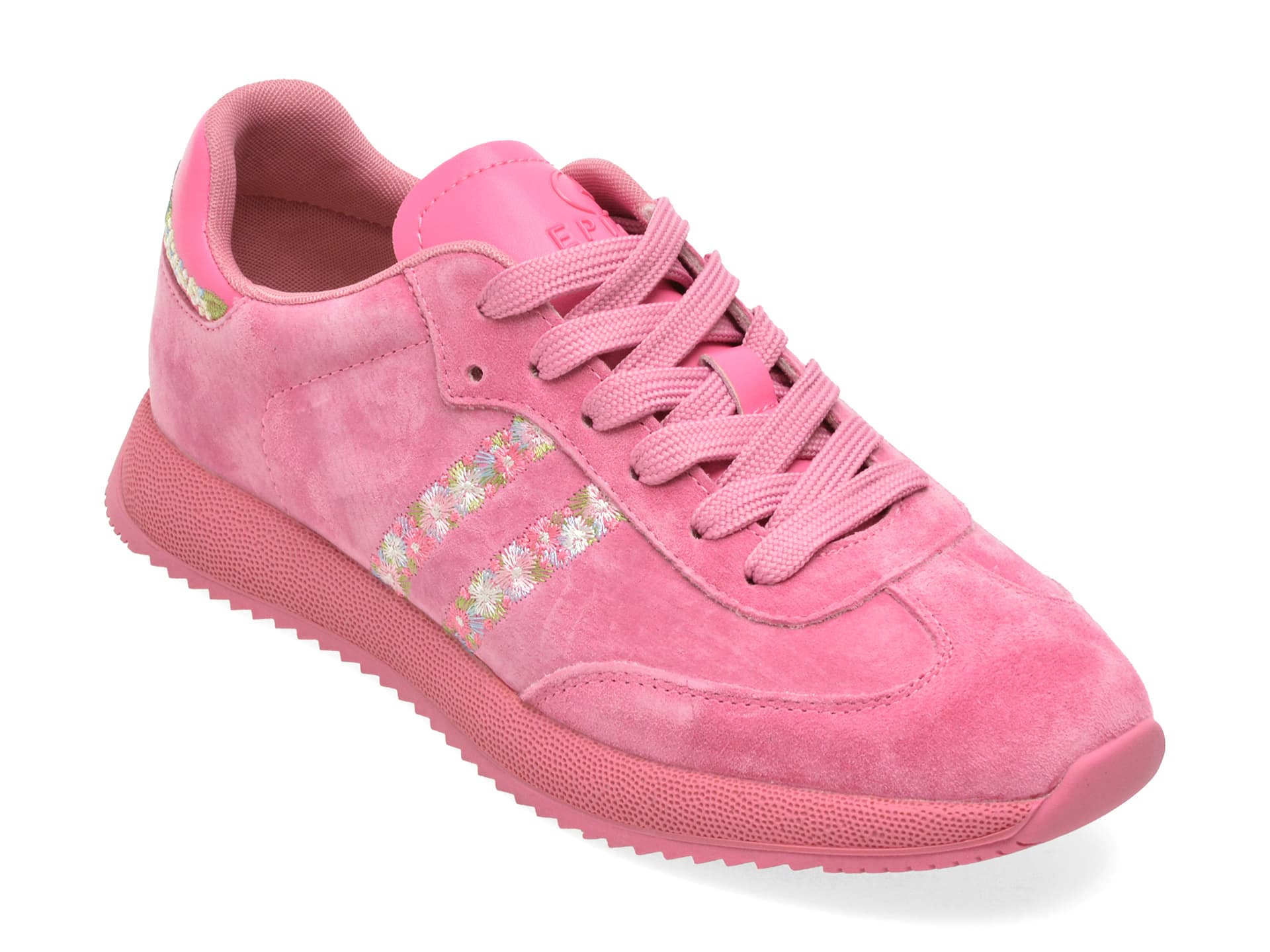 Pantofi sport EPICA fucsia, 615908, din nabuc — reducere 22% de la 449 lei la 350 lei