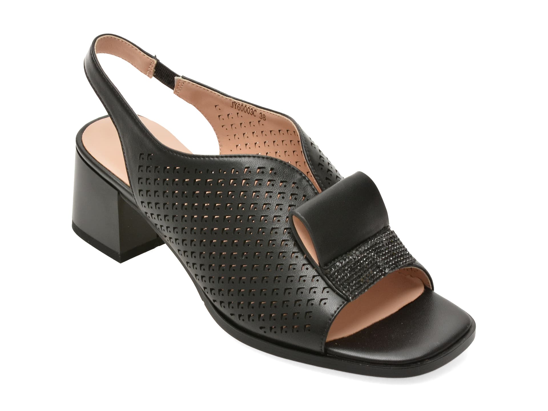 Sandale KARISMA negre, JY60003, din piele naturala — reducere 27% de la 239 lei la 174 lei