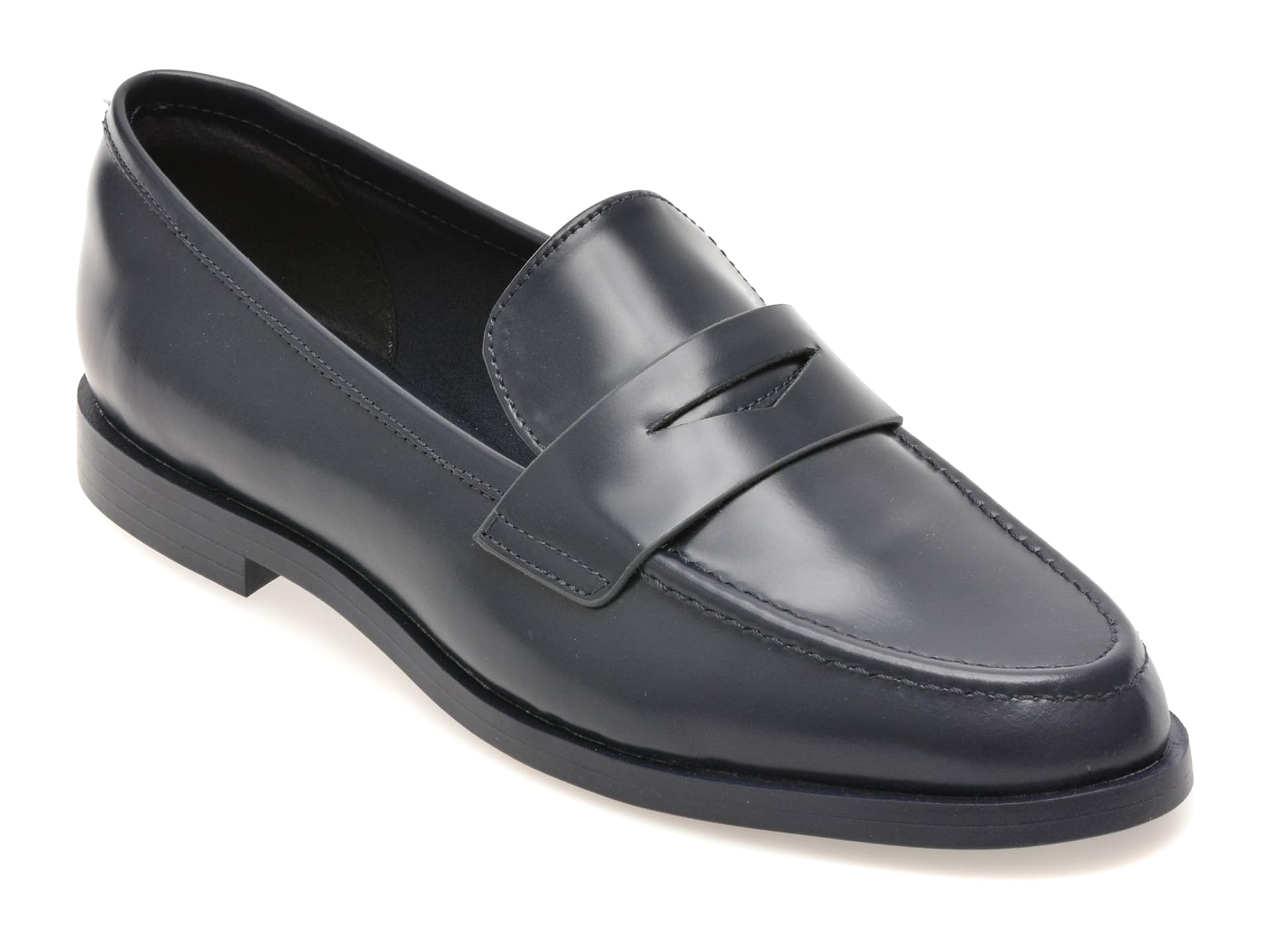 Mocasini eleganti ALDO bleumarin, ADALADAR 410, din piele naturala — reducere 20% de la 499 lei la 399 lei