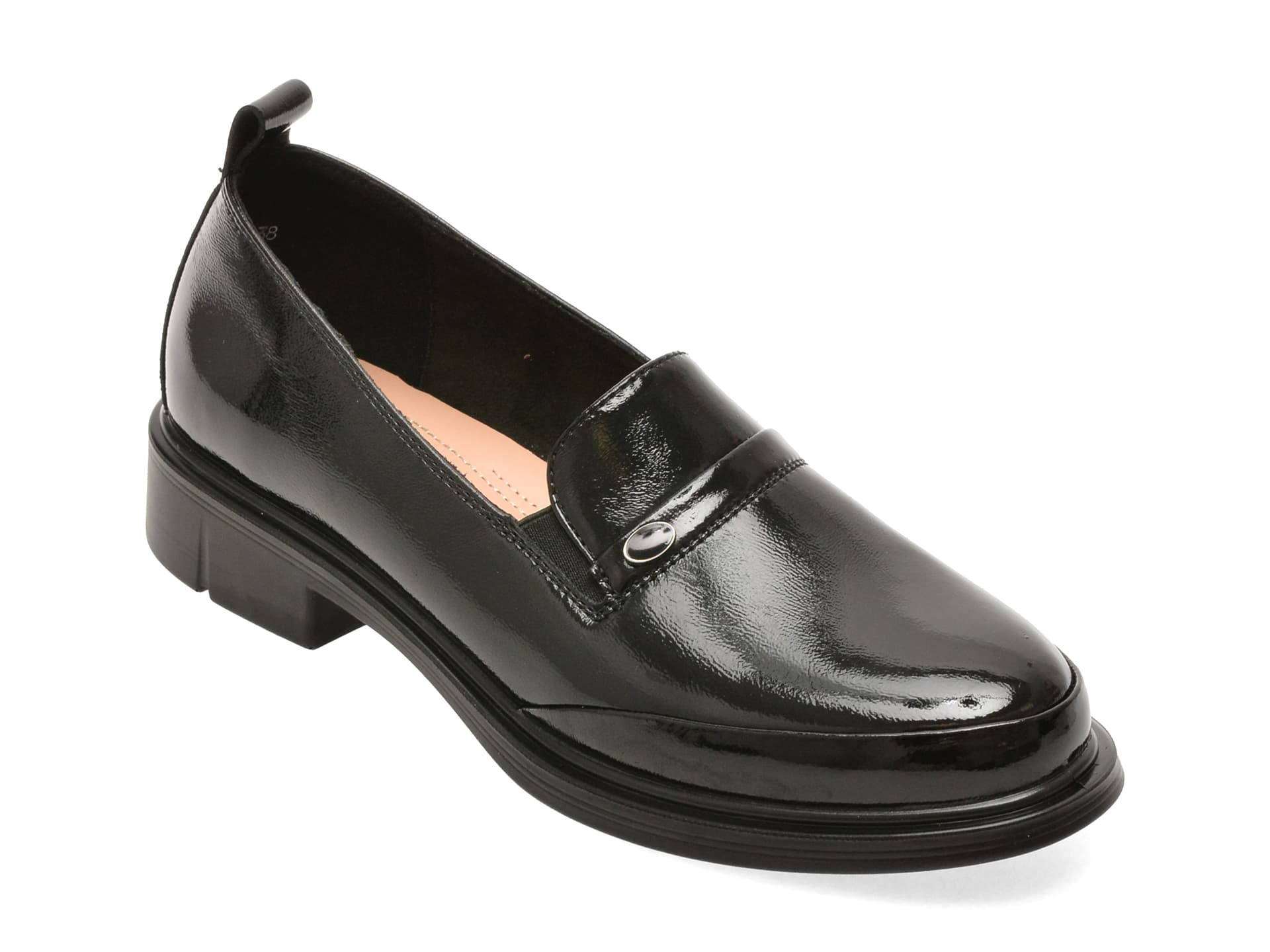 Pantofi PASS COLLECTION negri, M560001, din piele naturala lacuita — reducere 20% de la 199 lei la 159 lei