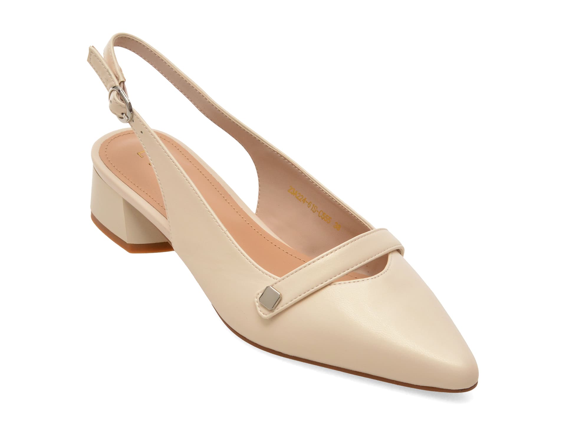 Pantofi eleganti EPICA bej, 22461S, din piele naturala — reducere 20% de la 299 lei la 239 lei