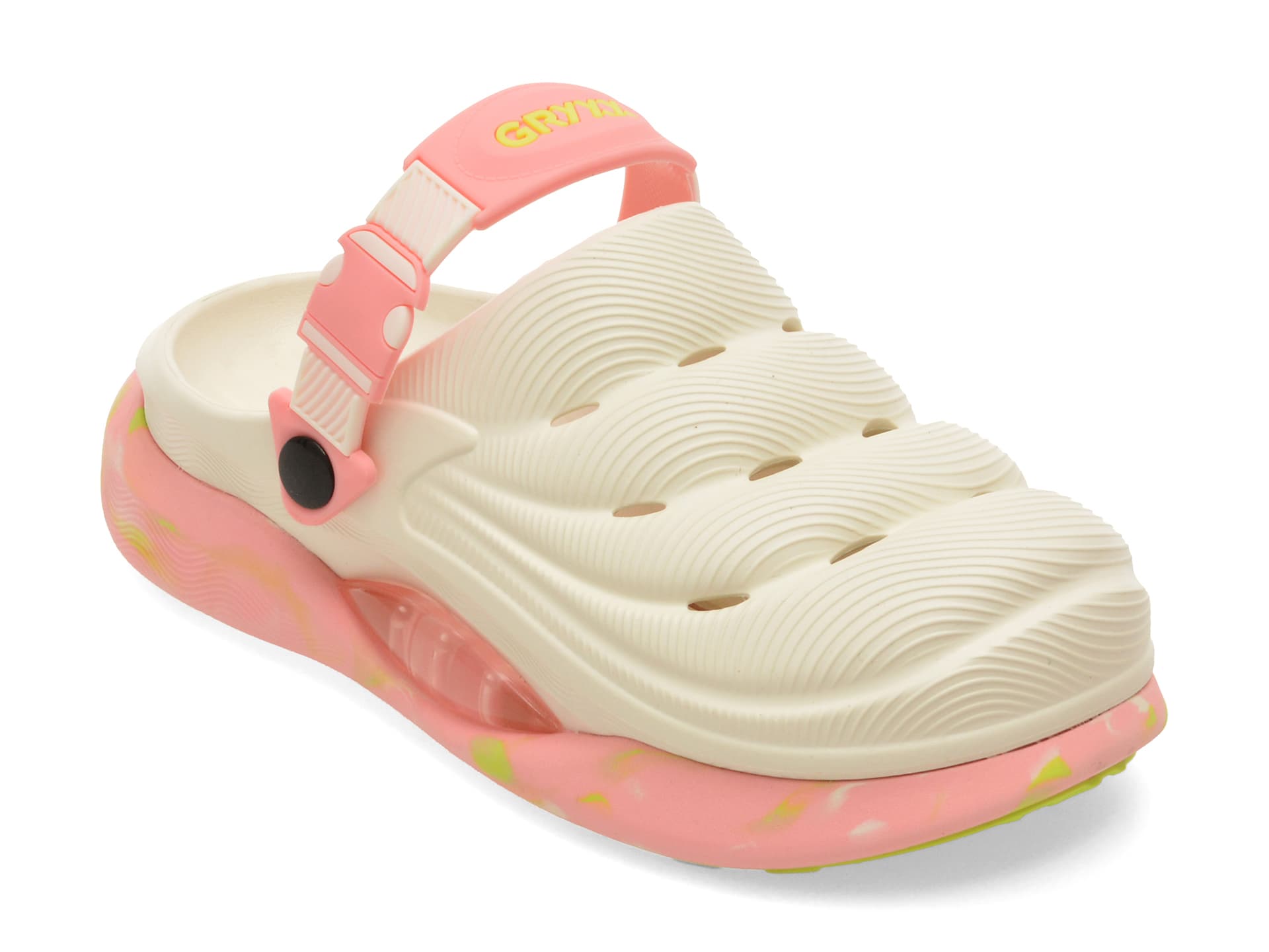 Papuci GRYXX albi, 2707W, din pvc — reducere 15% de la 199 lei la 169 lei