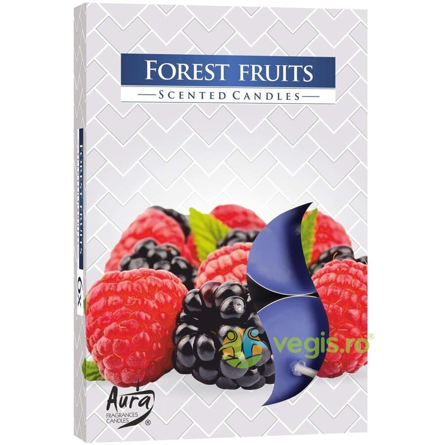 Set Lumanari Tip Pastila Aroma Fructe de Padure 6 buc — reducere 40% de la 6,5 lei la 3,9 lei