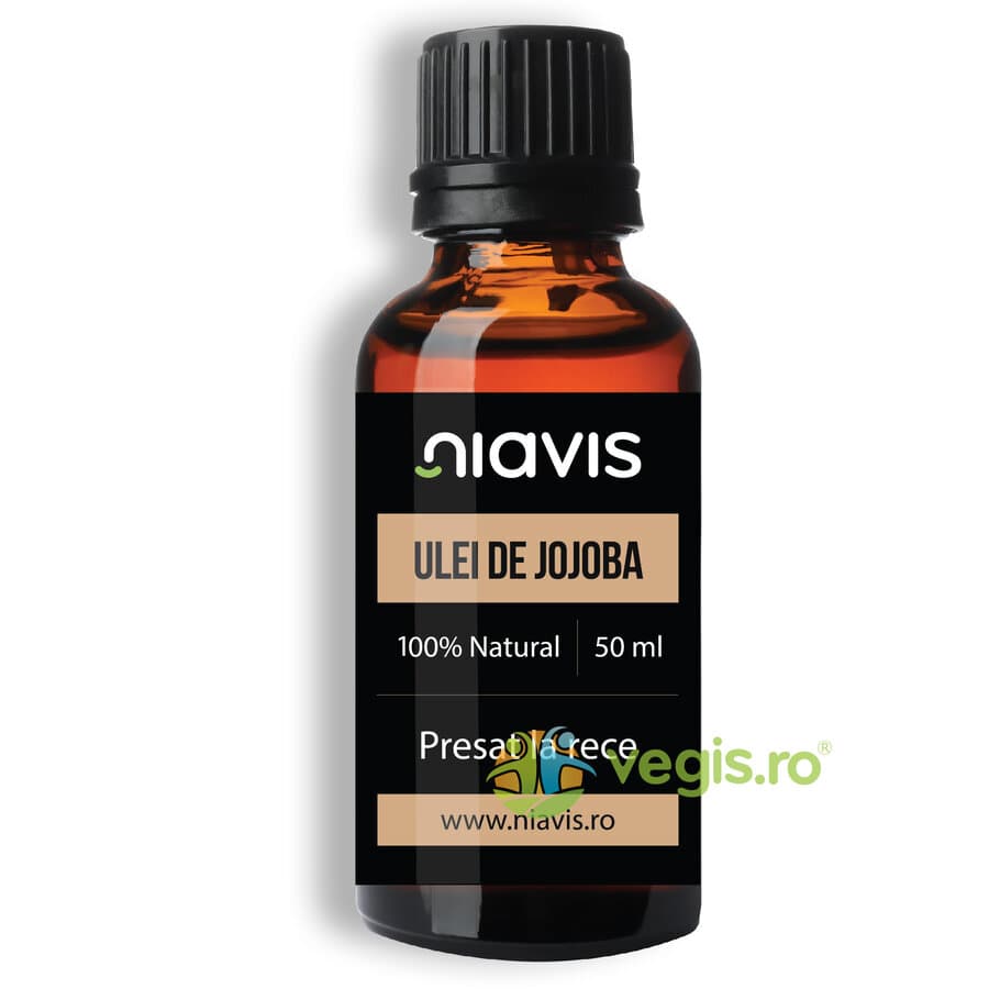 Ulei de Jojoba Presat la Rece 50ml — reducere 15% de la 27,5 lei la 23,38 lei