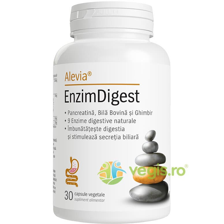 Enzim Digest 30cps vegetale — reducere 30% de la 50,9 lei la 35,63 lei